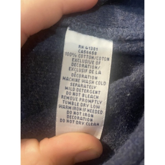 POLO RALPH LAUREN Men Funnel Neck Jumper Pullover Sweater Size M Blue - Picture 9 of 10